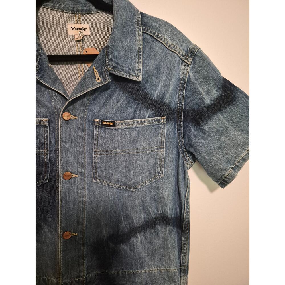 Tie-Dye Denim Wrangler Coveralls - Picture 3 of 4